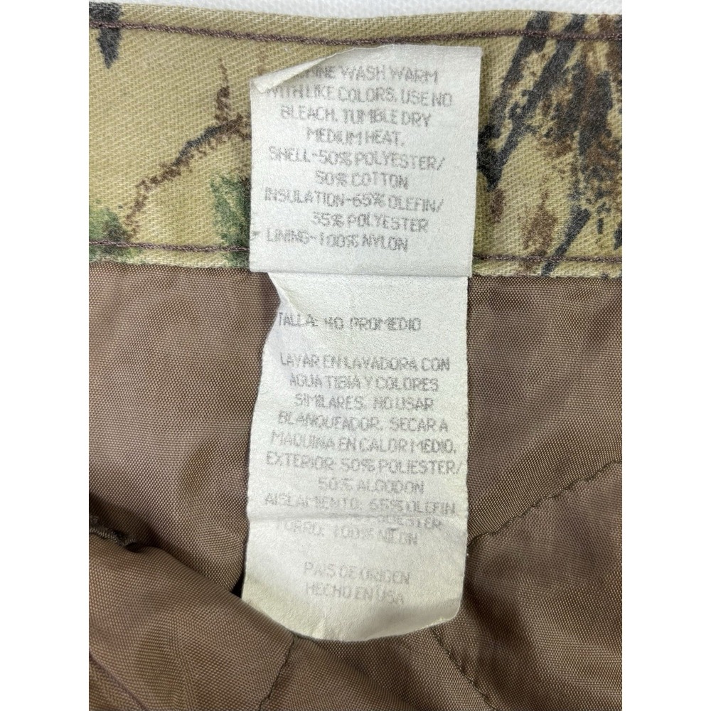 Duxbak Pants Men's 40 Regular Vintage Thinsulate Realtree Camo Hunting USA Made - Picture 6 of 15